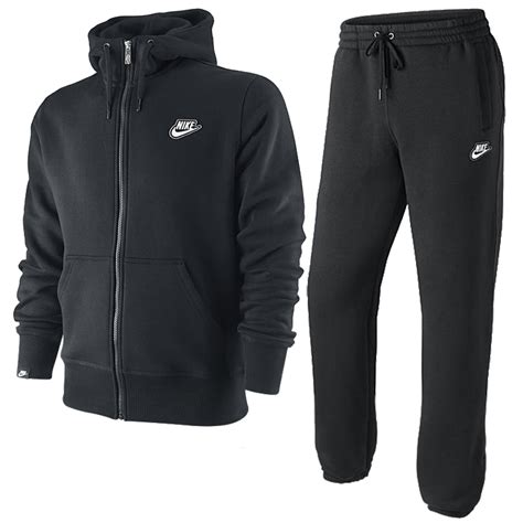 schwarzer nike anzug herren|Schwarze Nike Trainingsanzüge für Herren.